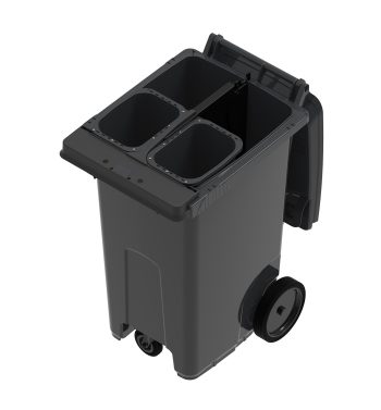 240 liter Quattro Select med front hjul