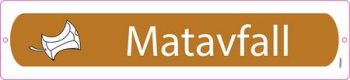 Plåtskylt – Matavfall