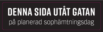 Dekal - Denna sida utåt gata