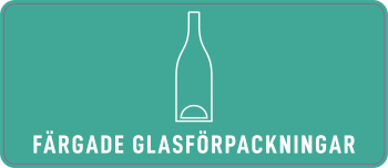 Sensibin Dekal - Färgade glasförpackningar