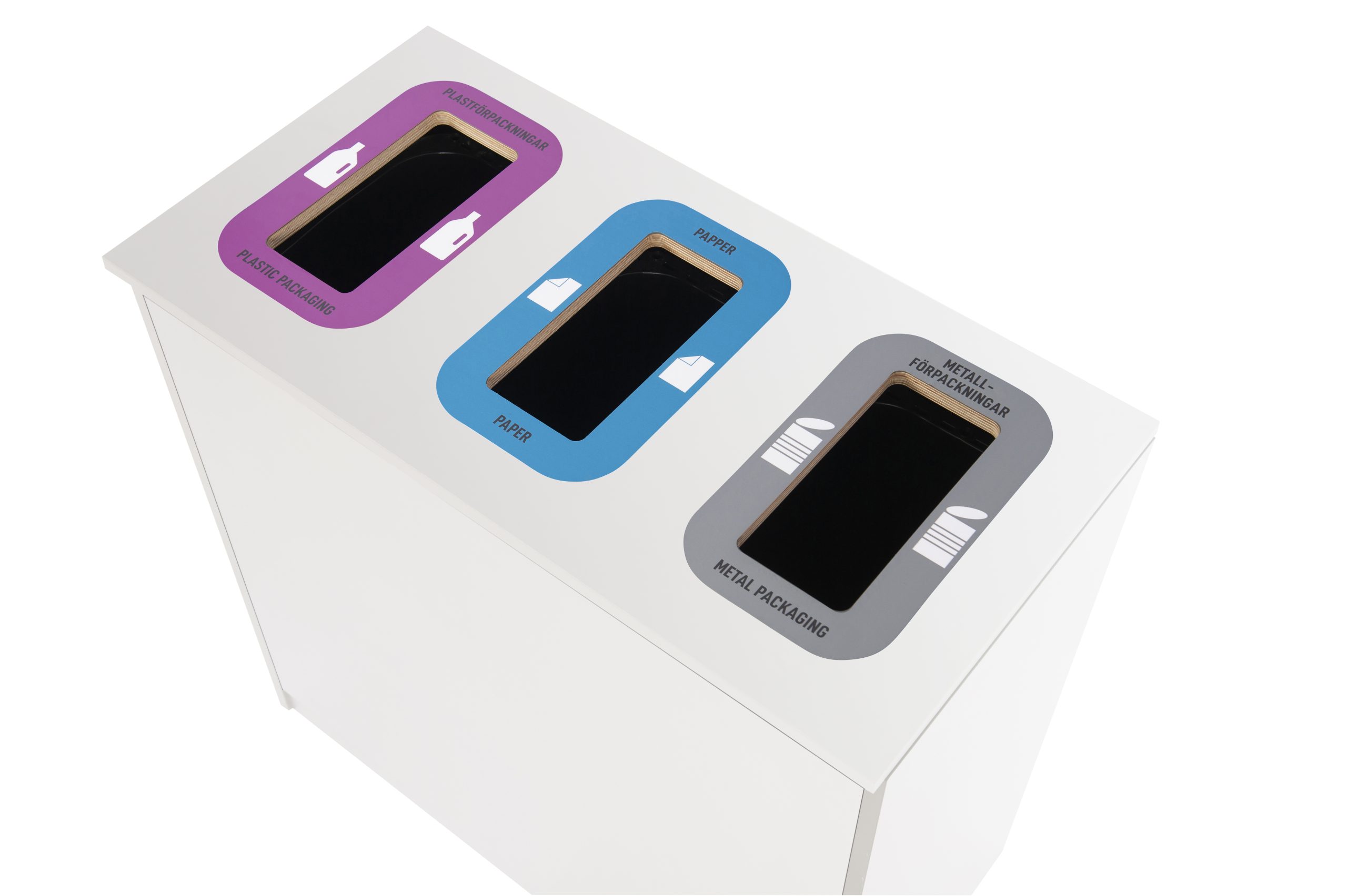 Källsorteringsmöbler dekaler