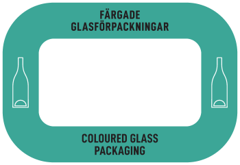 Royal C Eco dekal - Färgade glasförpackningar
