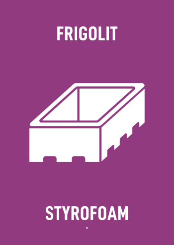 Skyltdekal A4 Frigolit